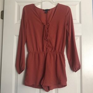Long sleeve romper
